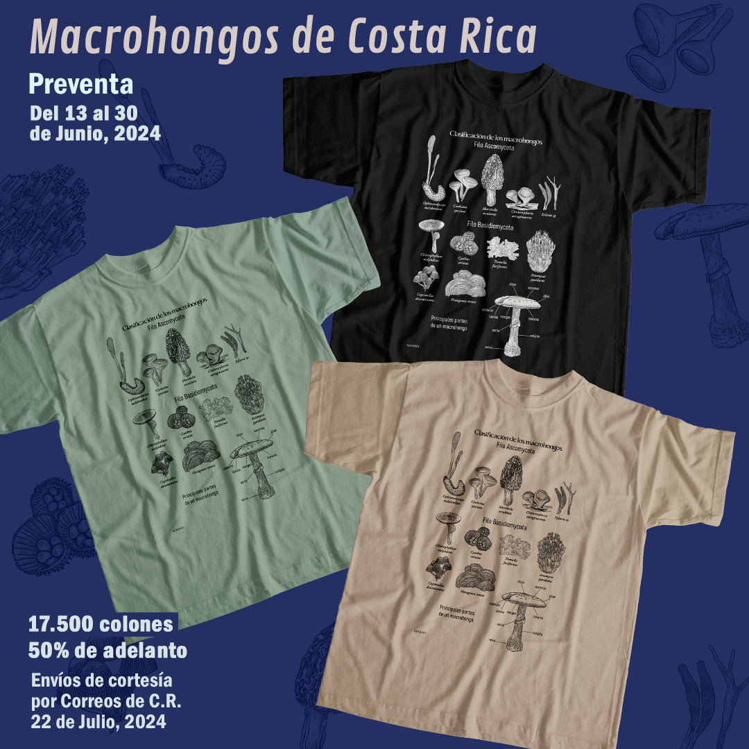 Macrohongos de Costa Rica- Camiseta